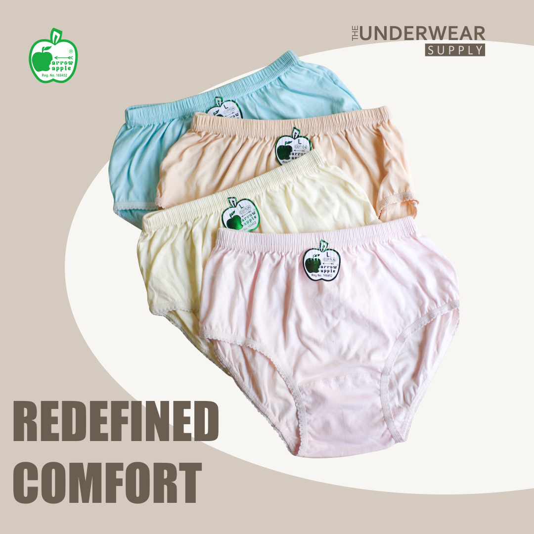 [Arrow Apple] CD Apel Ori Wanita | Klasik Sejak 1976 | Celana Dalam Wanita | Cotton