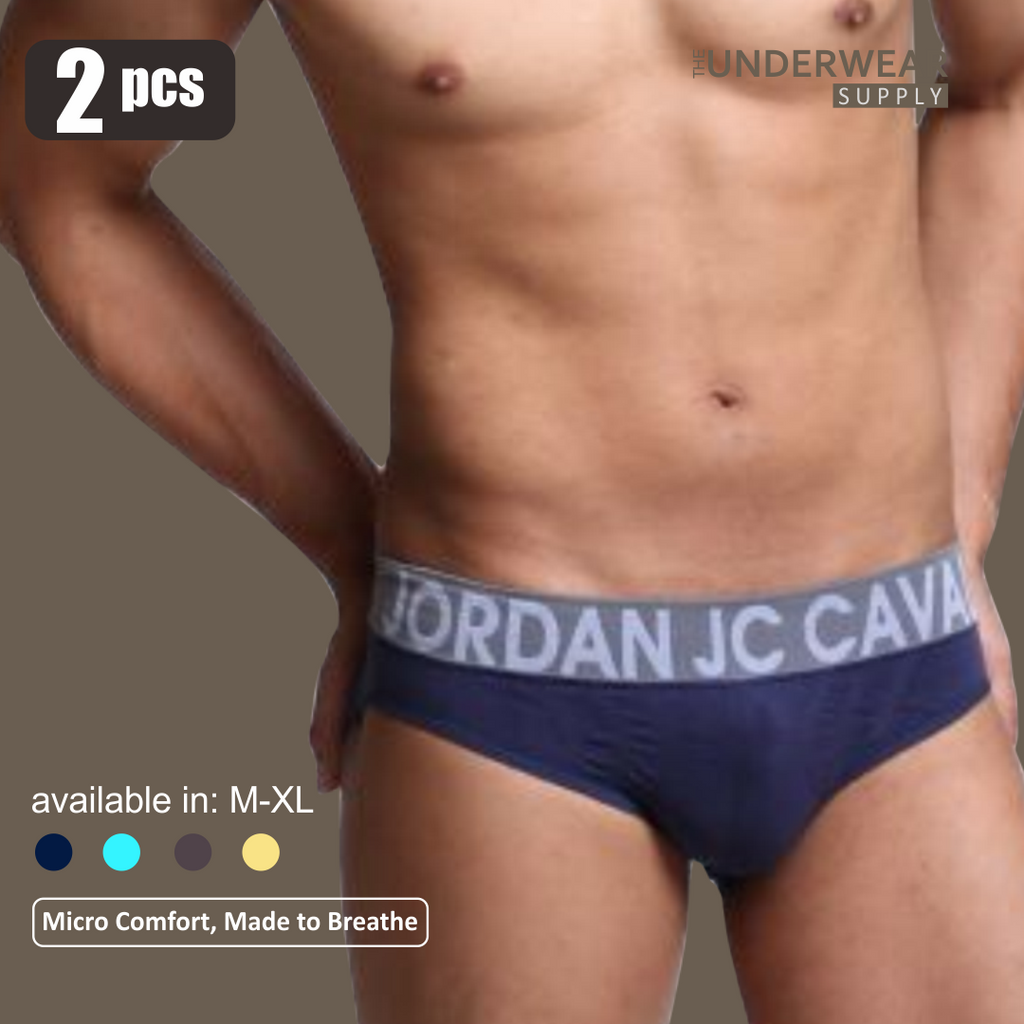 [Jordan Cavalli] 2pcs Celana Dalam Pria | Seamless Cotton Briefs | Briefs Underwear