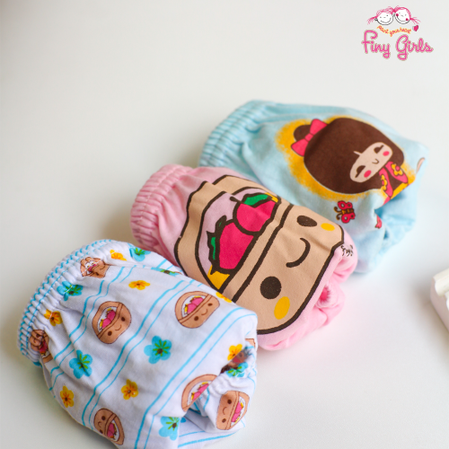 FINY GIRLS [1 Box = 3 Pcs] - Celana Dalam Anak Perempuan [2- 13 tahun]  / Kimono