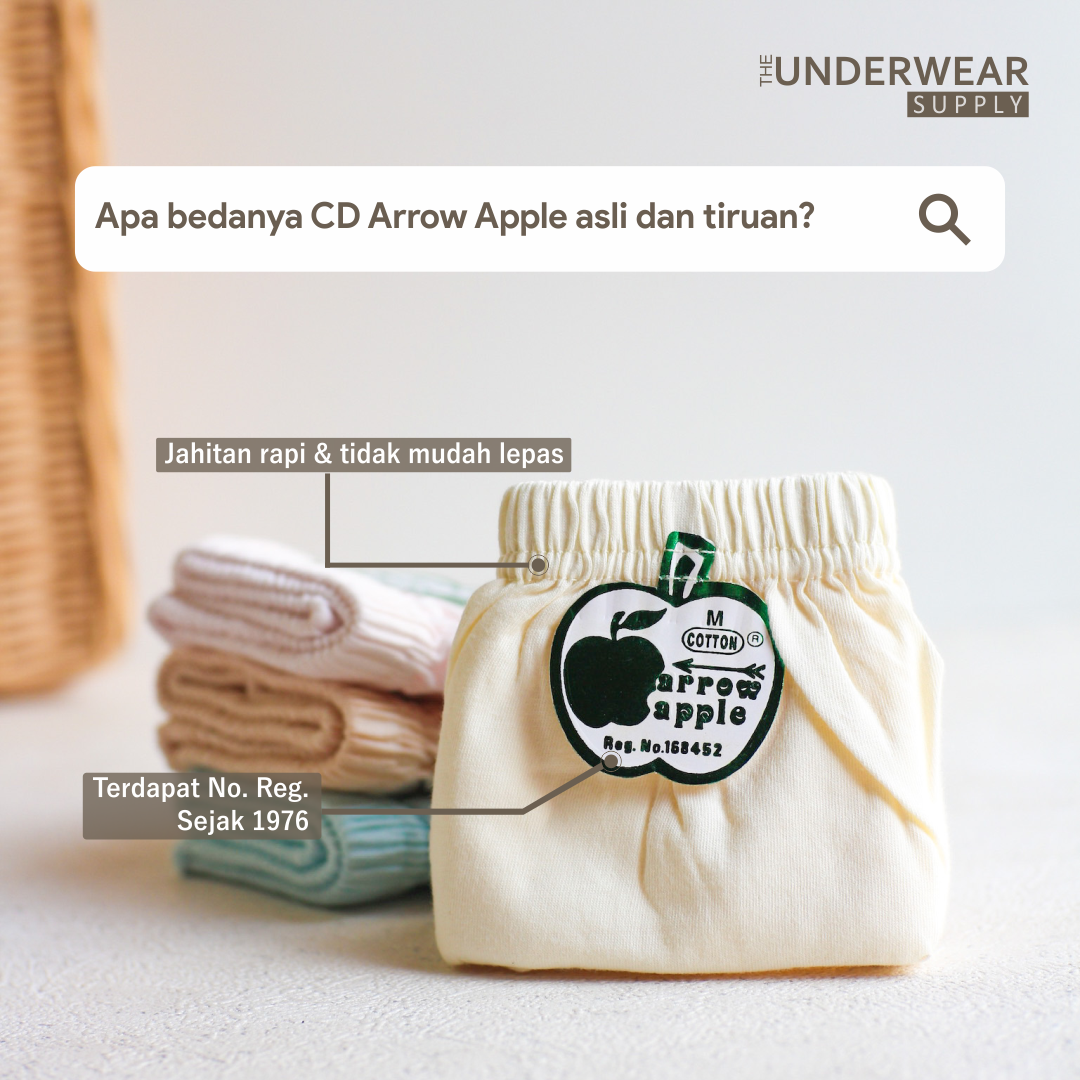 [Arrow Apple] CD Apel Ori Wanita | Klasik Sejak 1976 | Celana Dalam Wanita | Cotton
