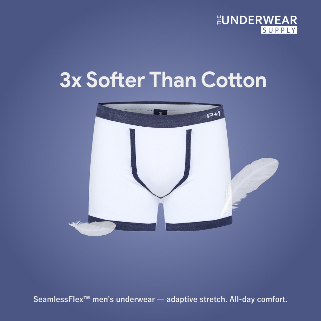 [P+1] 2 Pcs Celana Dalam Pria Seamless Trunks 01 | Spandex Microfiber | Underwear CD Pria