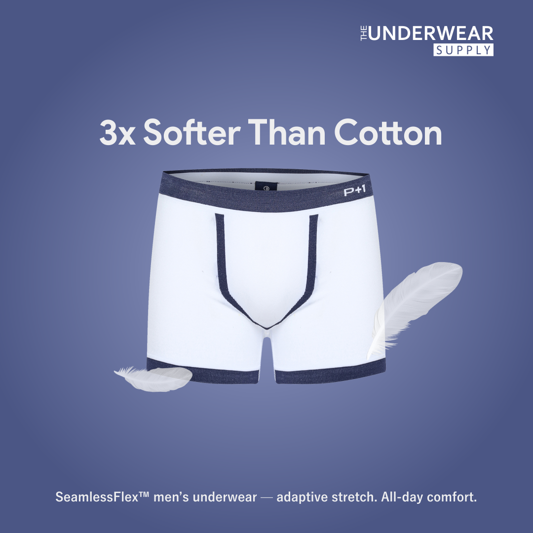 [P+1] 2 Pcs Celana Dalam Pria Seamless Trunks 01 | Spandex Microfiber | Underwear CD Pria
