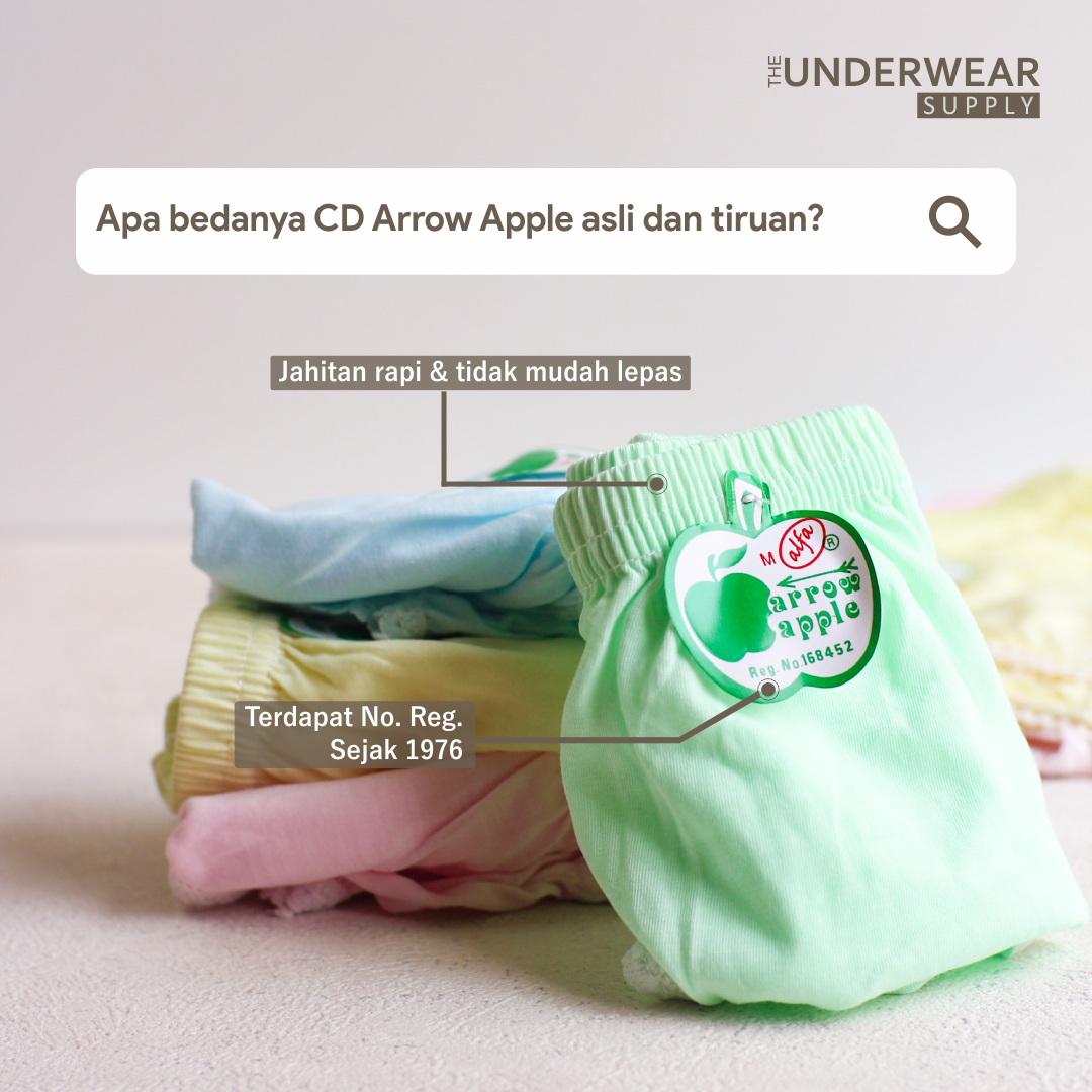 [Arrow Apple] CD Apel Ori Wanita | Klasik Sejak 1976 | Celana Dalam Wanita | Alfa