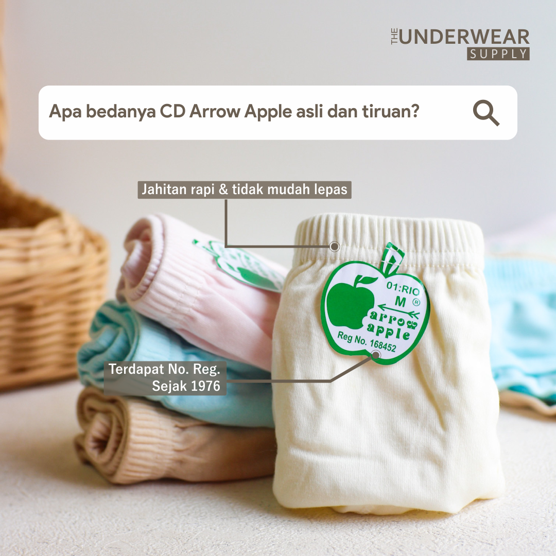 [Arrow Apple] CD Apel Ori Wanita | Klasik Sejak 1976 | Celana Dalam Wanita | Rio