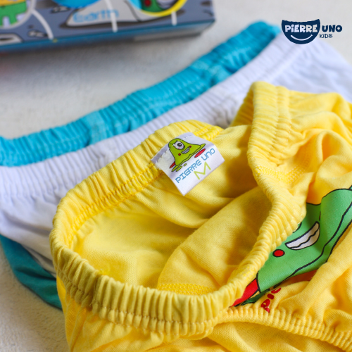 Pierre Uno Kids [1 Box = 3 Pcs] - Celana Dalam Anak Laki-laki [2- 13 tahun]  / Alien