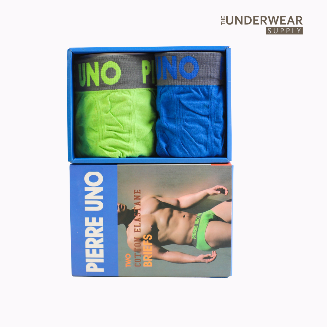 [Pierre Uno] 2pcs Celana Dalam Remaja Pria | Spandex Microfiber | Teens Seamless Briefs