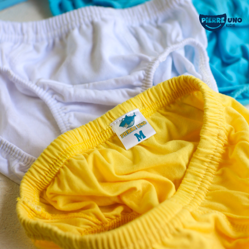Pierre Uno Kids [1 Box = 3 Pcs] - Celana Dalam Anak Laki-laki [2- 13 tahun]  / Whale