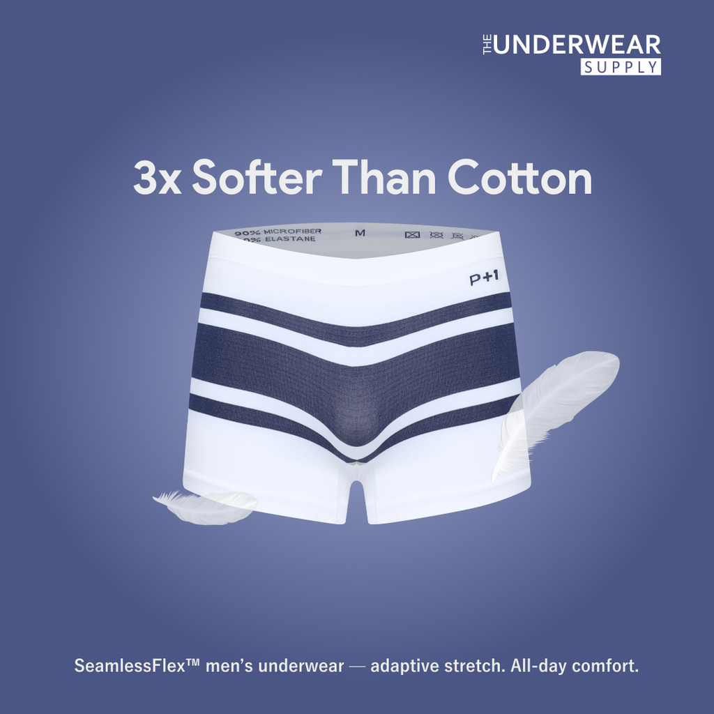 [P+2] 2 Pcs Celana Dalam Pria Seamless Trunks 02 | Spandex Microfiber | Underwear CD Pria