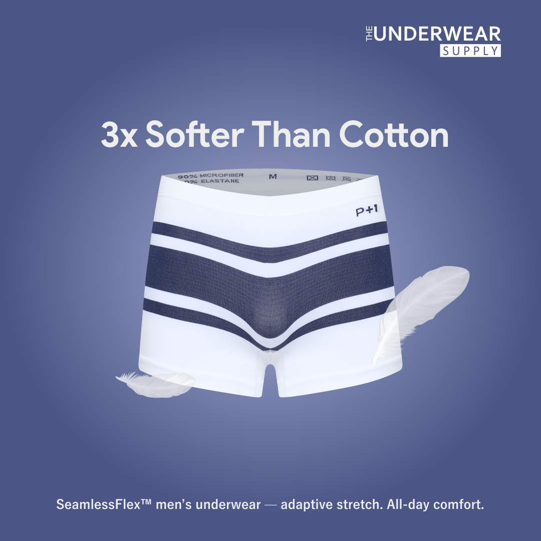 [P+2] 2 Pcs Celana Dalam Pria Seamless Trunks 02 | Spandex Microfiber | Underwear CD Pria