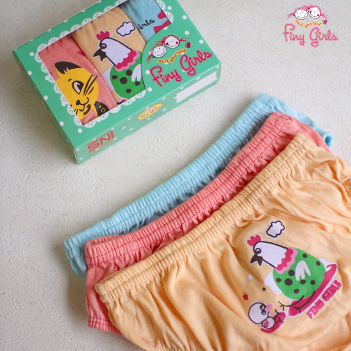 FINY GIRLS [1 Box = 3 Pcs] - Celana Dalam Anak Perempuan [2- 13 tahun]  / Dream