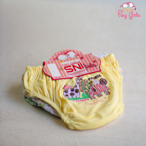 FINY GIRLS [1 Box = 3 Pcs] - Celana Dalam Anak Perempuan [2- 13 tahun]  / Femmiphant