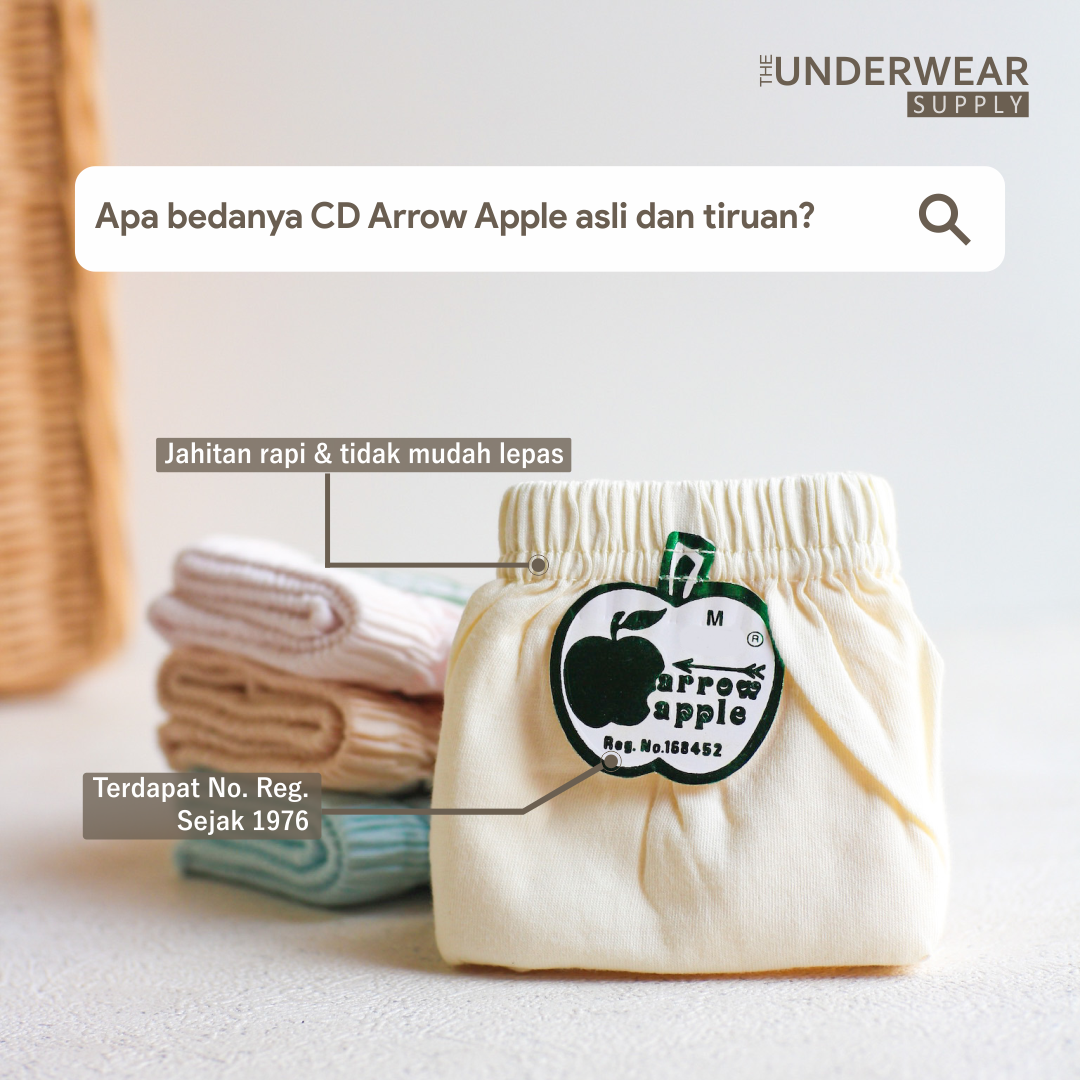 [Arrow Apple] CD Apel Ori Wanita | Klasik Sejak 1976 | Celana Dalam Wanita | FB