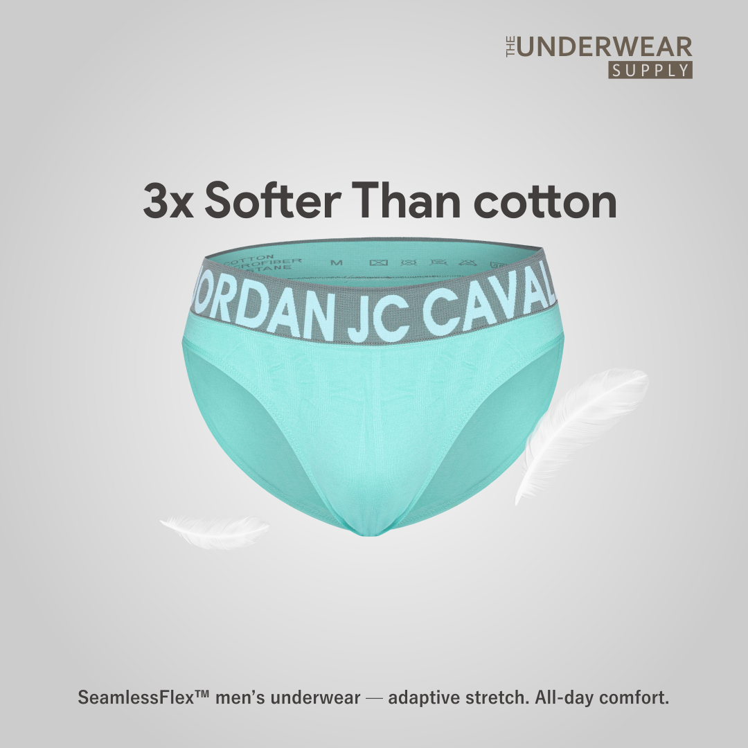 [Jordan Cavalli] 2pcs Celana Dalam Pria | Seamless Cotton Briefs | Briefs Underwear