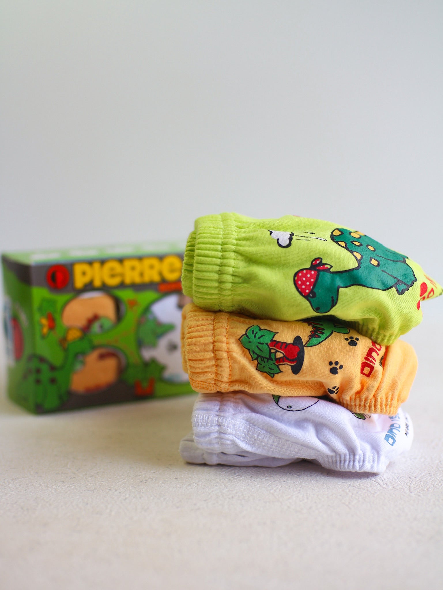 Pierre Uno Kids [1 Box = 3 Pcs] - Celana Dalam Anak Laki-laki [2- 13 tahun]  / Dino
