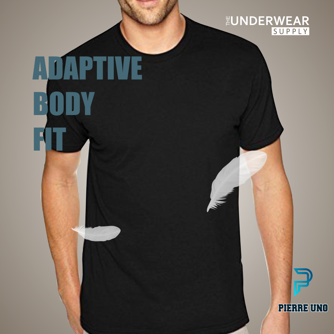 [Pierre Uno] Kaos Dalam Pria Round Neck 100% Premium Cotton | Crew Neck Undershirt