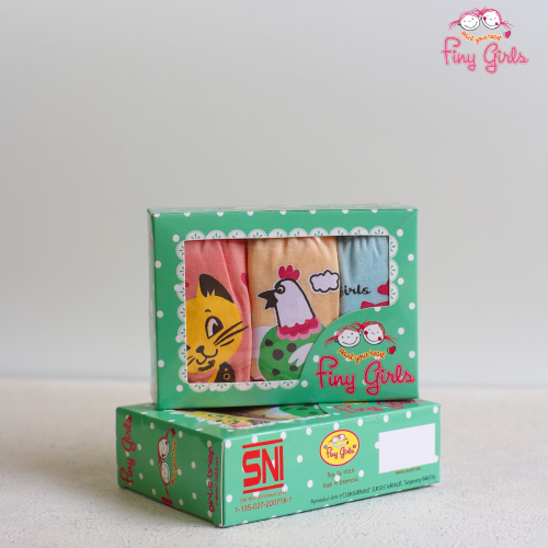 FINY GIRLS [1 Box = 3 Pcs] - Celana Dalam Anak Perempuan [2- 13 tahun]  / Dream