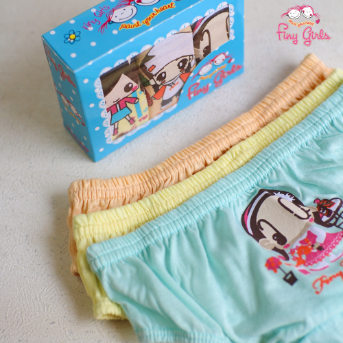 FINY GIRLS [1 Box = 3 Pcs] - Celana Dalam Anak Perempuan [2- 13 tahun]  / Girls Only