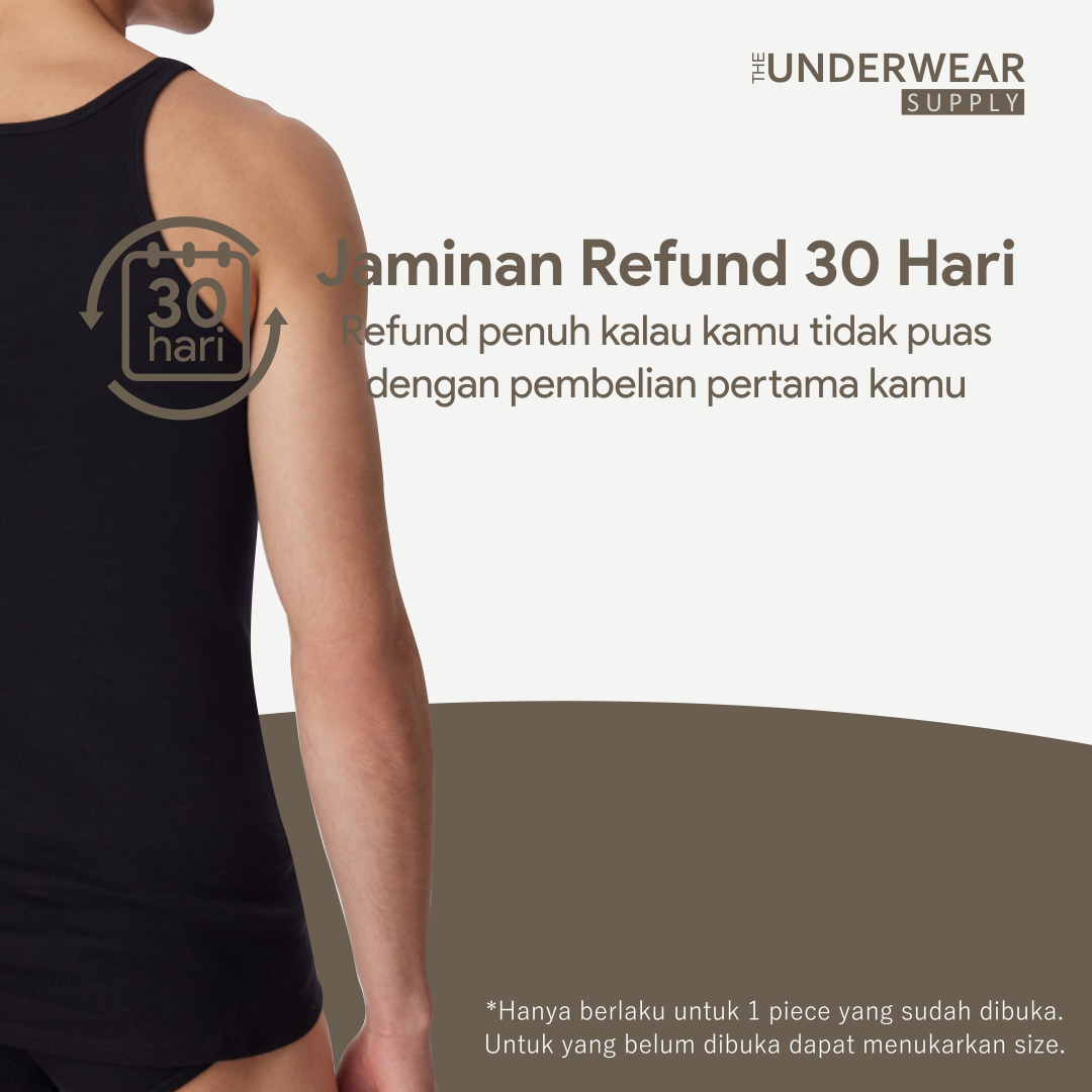 [Beyondskin] Singlet Remaja 15–18 Tahun | Cotton Blend | Teen Undershirt Lembut & Adem