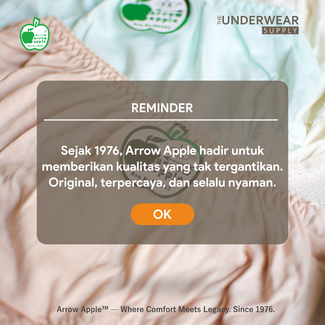 [Arrow Apple] CD Apel Ori Wanita | Klasik Sejak 1976 | Celana Dalam Wanita I Seri SoftTouch | FZ