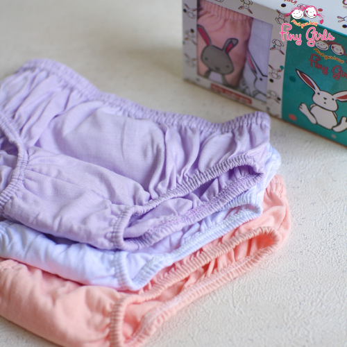 Finy Girls [1 Box = 3 Pcs] - Celana Dalam Anak Perempuan [2- 13 tahun] / Bunny