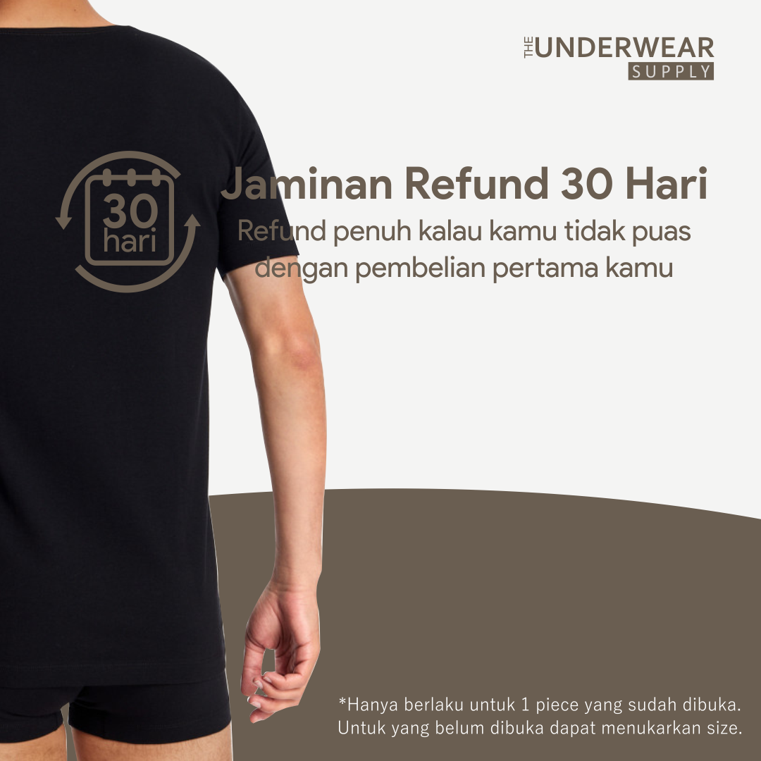 [Beyondskin] Kaos Dalam Remaja 15–18 Tahun | Cotton Blend | Teen Undershirt Lembut & Adem