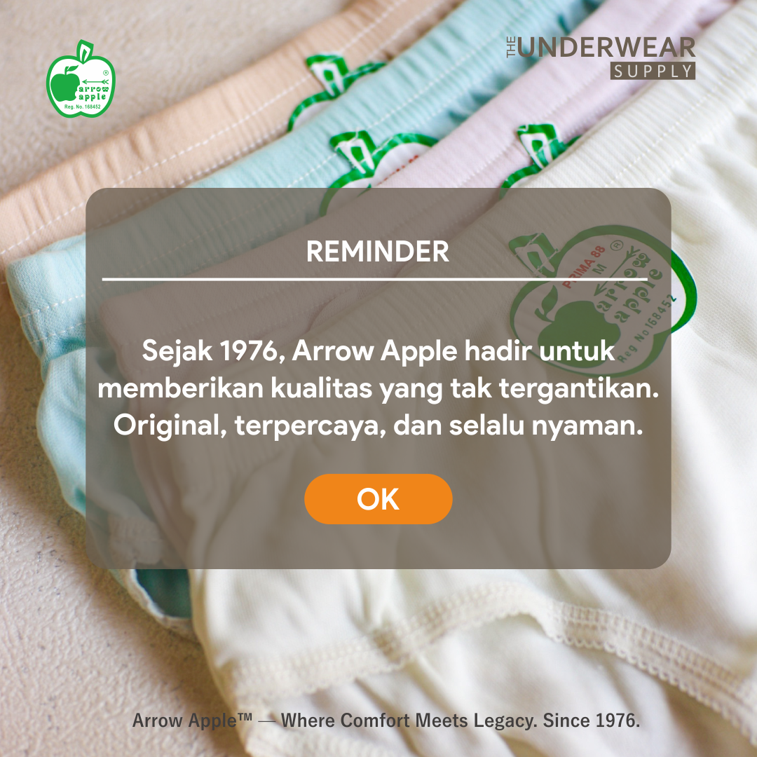 [Arrow Apple] CD Apel Ori Wanita | Klasik Sejak 1976 | Celana Dalam Wanita | Prima