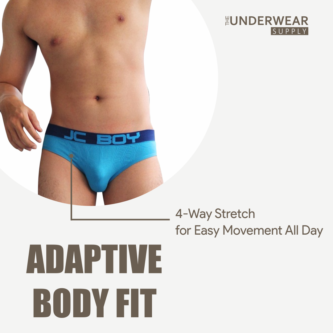 [JC Boy] 2pcs Celana Dalam Remaja Seamless 10-17 Tahun | Cotton Spandex | Teen Underwear 01