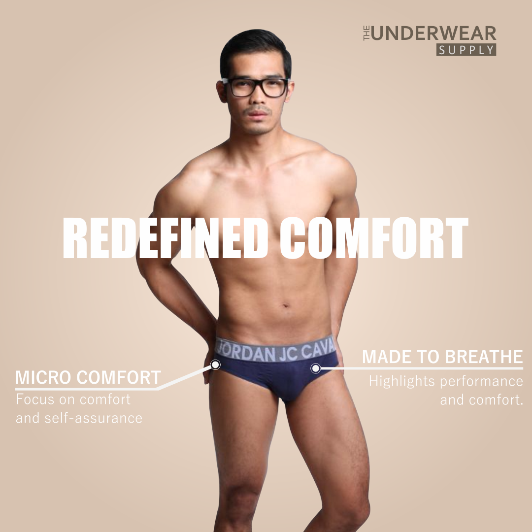 [Jordan Cavalli] 2pcs Celana Dalam Pria | Seamless Cotton Briefs | Briefs Underwear
