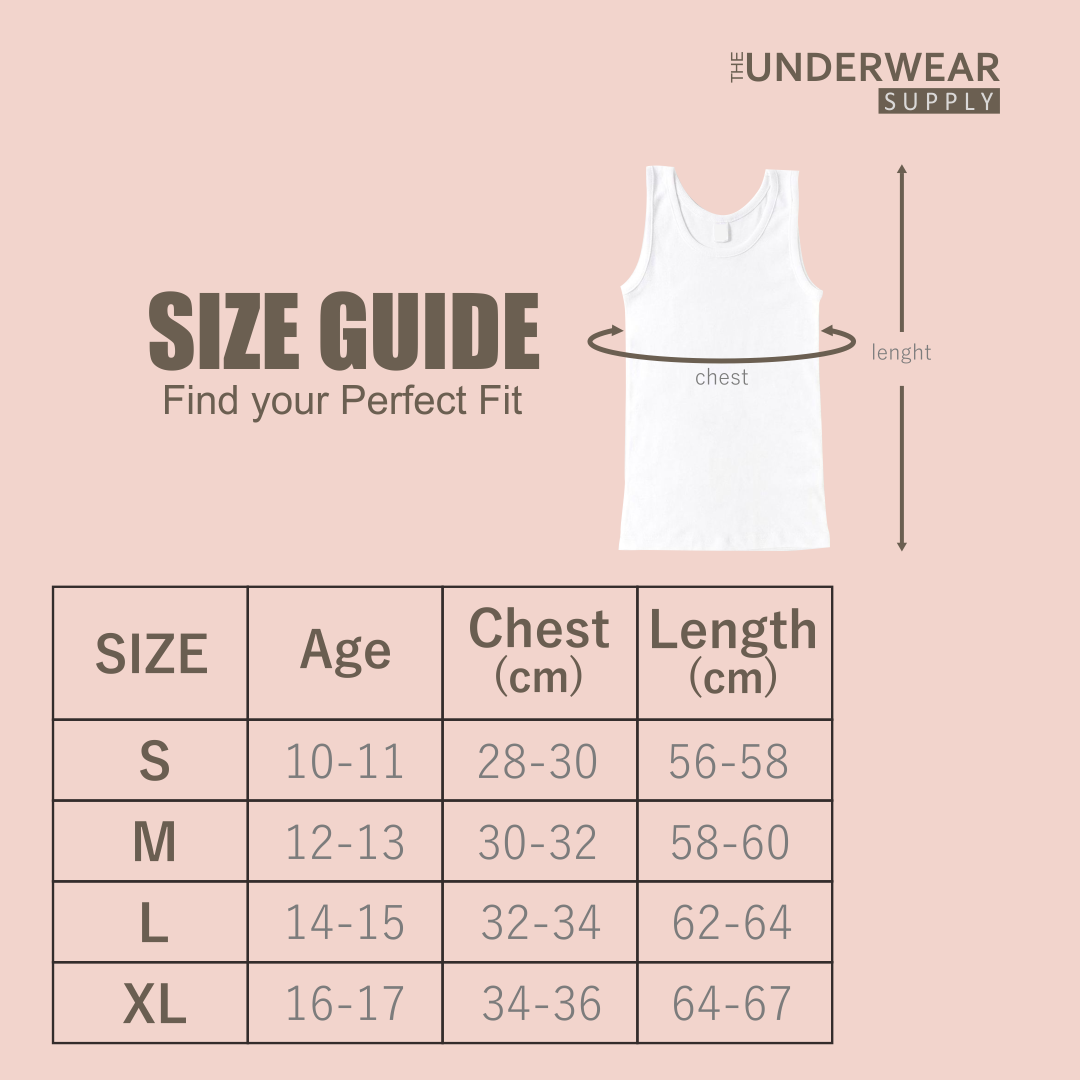 [Arrow Apple] Singlet Sekolah Remaja 10-17 Tahun | Cotton | Baju Dalam Teen Girl
