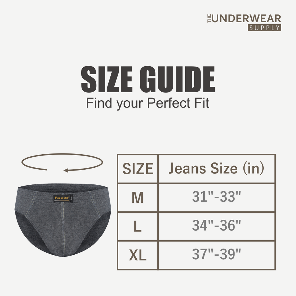 [Pierre Uno] Celana Dalam Pria Misty Mixed Cotton Model Classic | Classic Briefs Underwear
