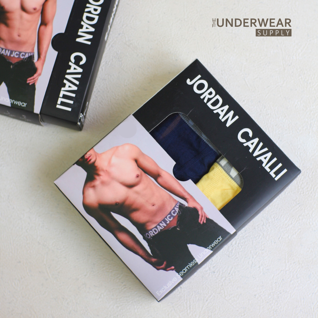 [Jordan Cavalli] 2pcs Celana Dalam Pria | Seamless Cotton Briefs | Briefs Underwear