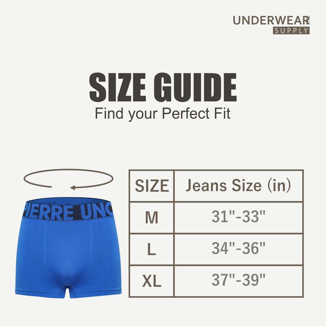 [Pierre Uno] 2pcs Celana Dalam Pria Seamless | BX13 | Spandex Microfiber | Men’s Boxer Briefs