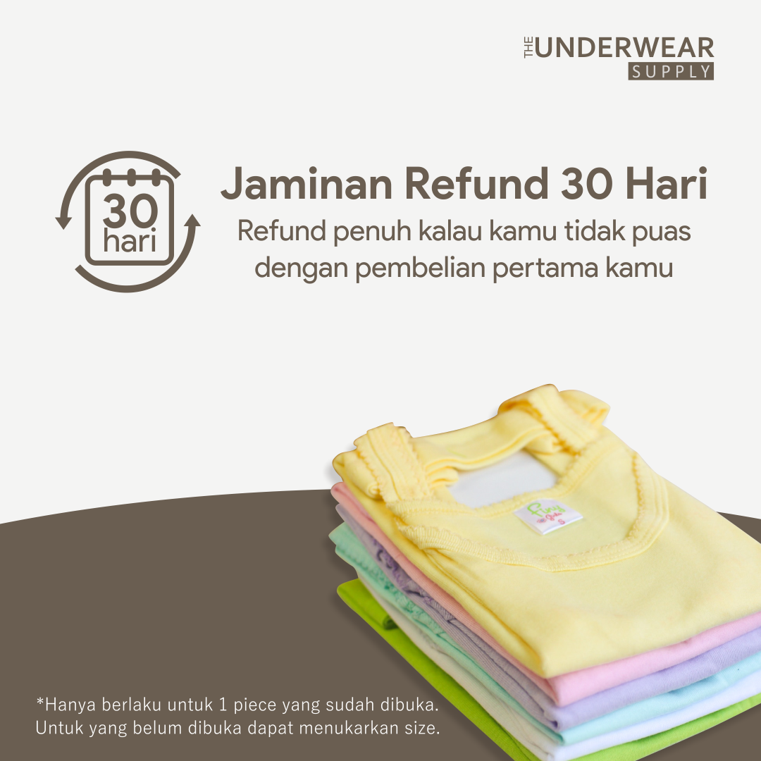 [Finy Girls] Singlet Sekolah Anak 2-9 Tahun | 100% Premium Cotton | Baju Dalam Anak SD Perempuan