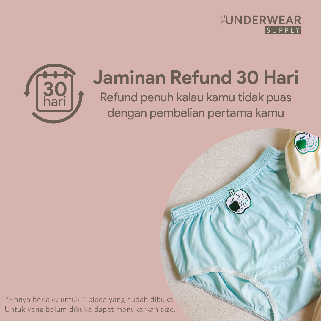[Arrow Apple] CD Apel Ori Wanita | Klasik Sejak 1976 | Celana Dalam Wanita | Cotton