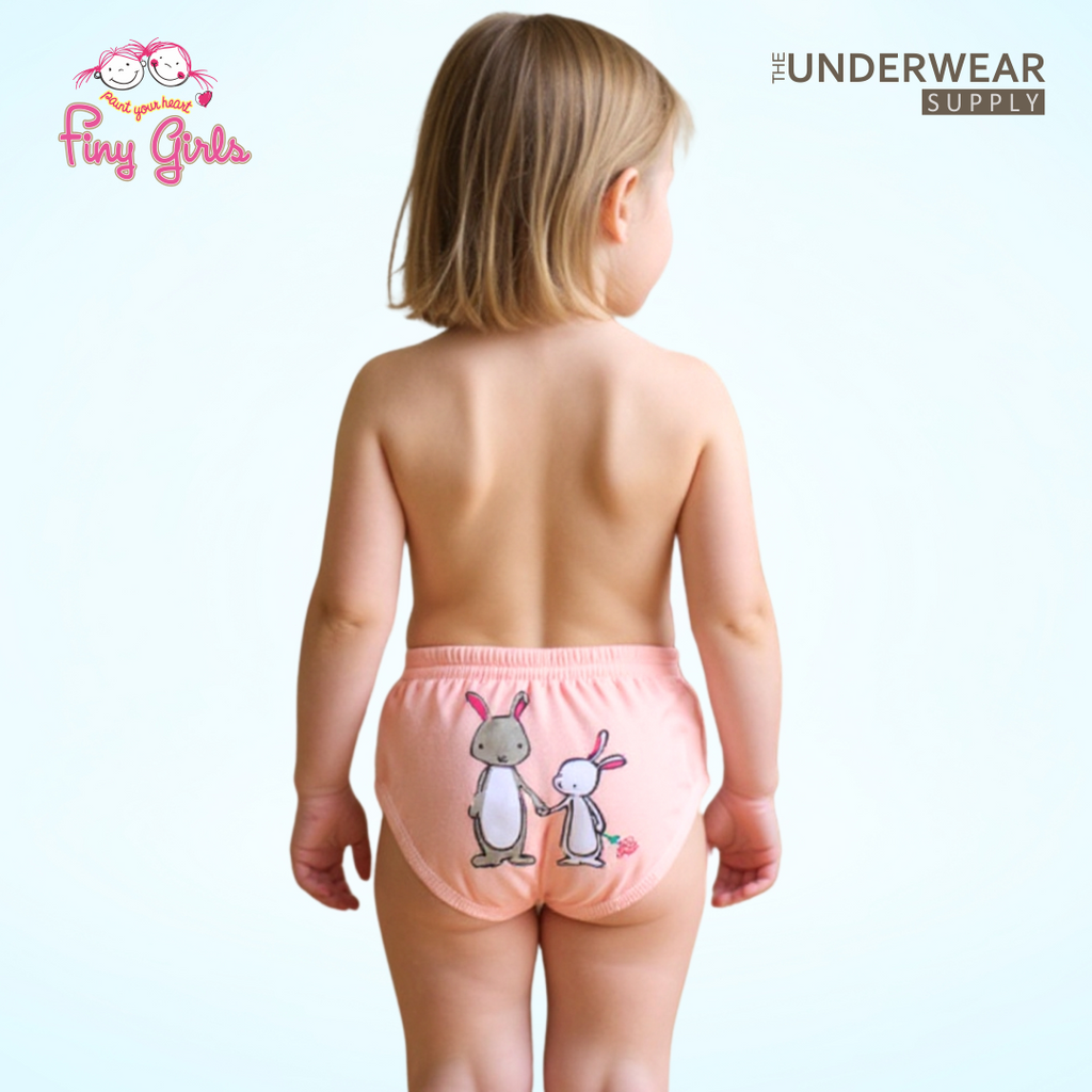 Finy Girls [1 Box = 3 Pcs] - Celana Dalam Anak Perempuan [2- 13 tahun] / Bunny