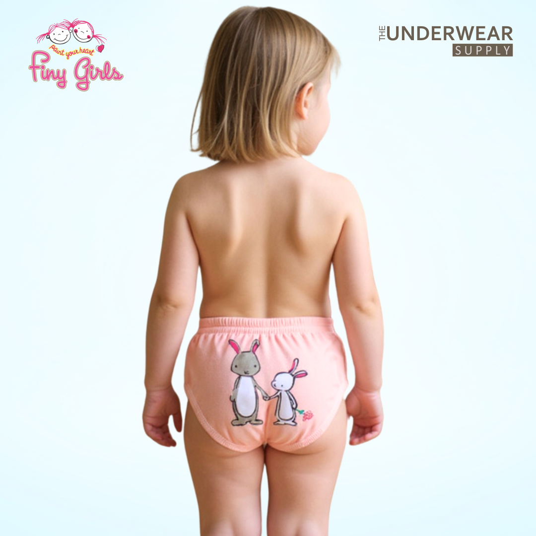 Finy Girls [1 Box = 3 Pcs] - Celana Dalam Anak Perempuan [2- 13 tahun] / Bunny