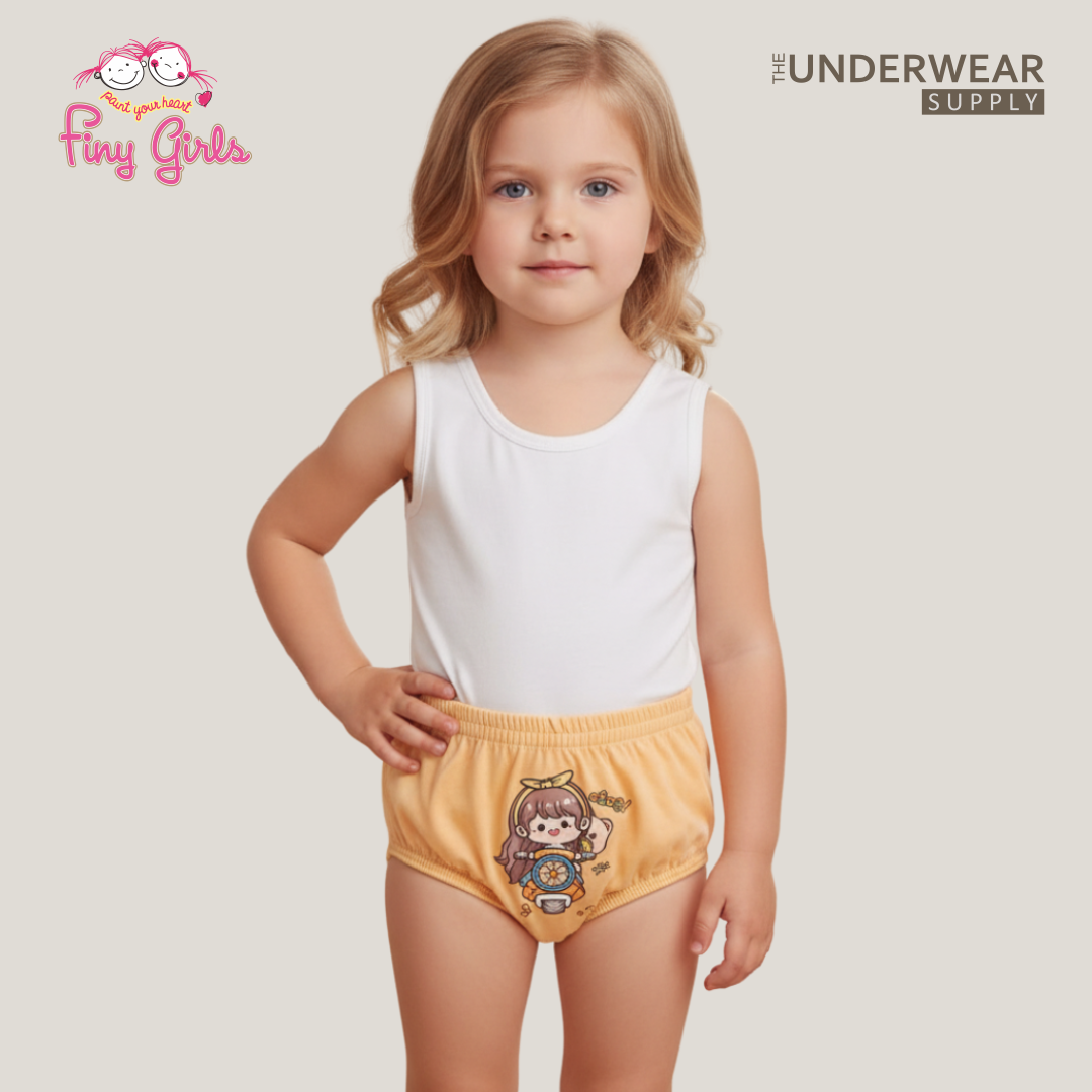 FINY GIRLS [1 Box = 3 Pcs] - Celana Dalam Anak Perempuan [2- 13 tahun]  / Girls Only