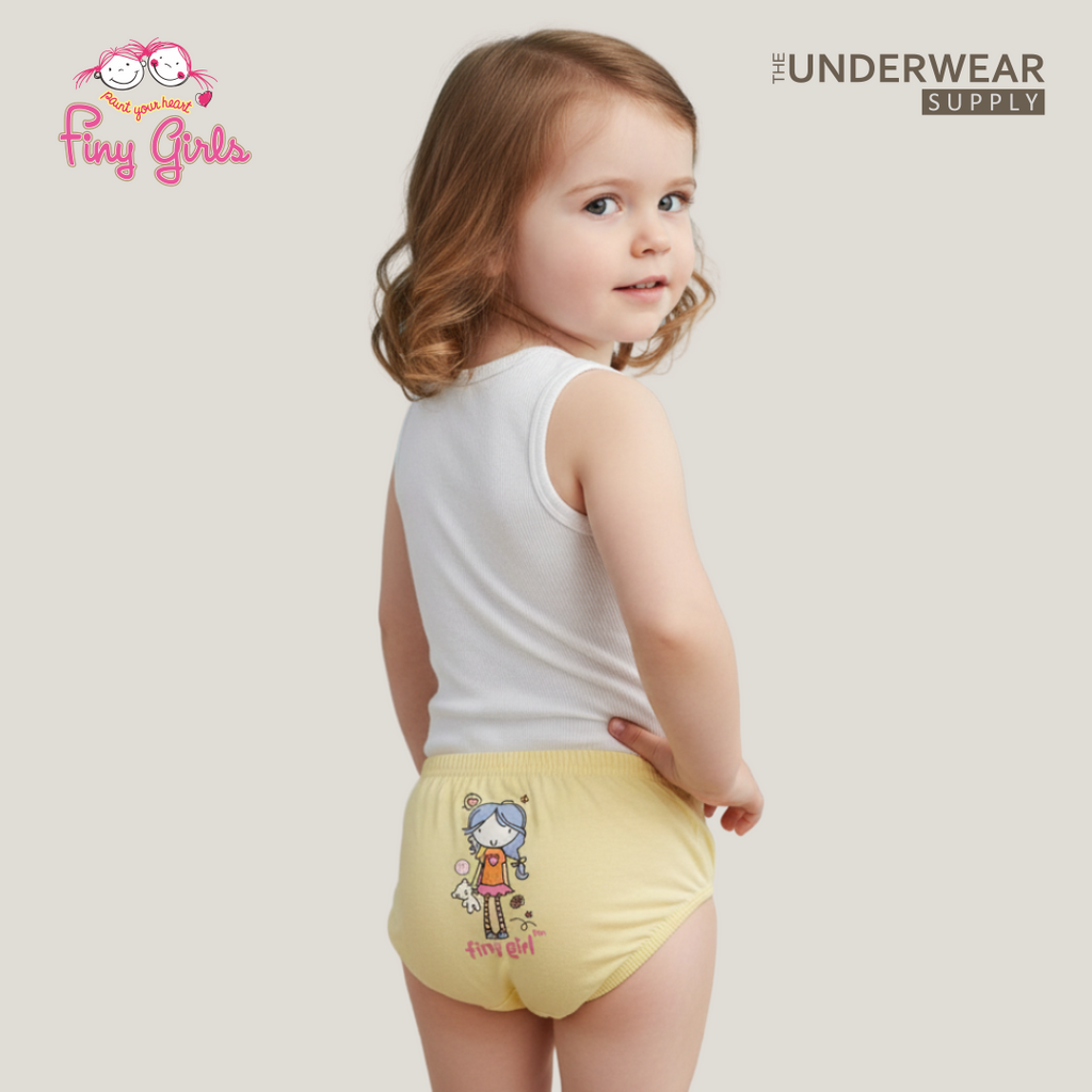 FINY GIRLS [1 Box = 3 Pcs] - Celana Dalam Anak Perempuan [2- 13 tahun]  / Little Girl