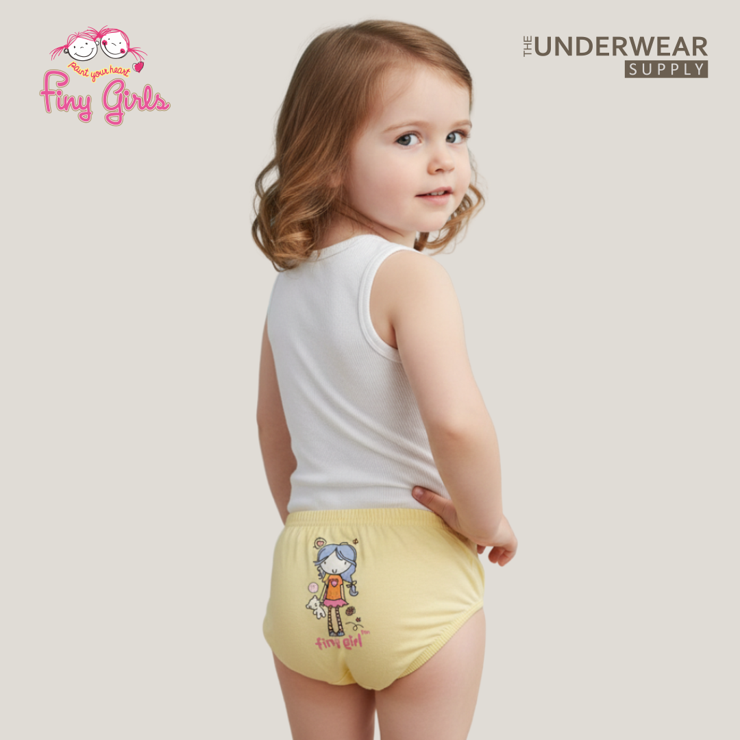 FINY GIRLS [1 Box = 3 Pcs] - Celana Dalam Anak Perempuan [2- 13 tahun]  / Little Girl