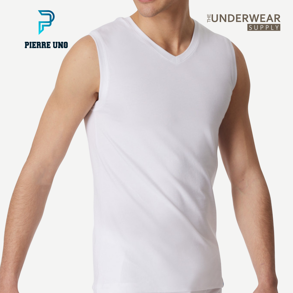 [Pierre Uno] Kaos Dalam Pria - Runcool | Kaos Kutang | Sleeveless | Singlet | Kaos Lengan Buntung
