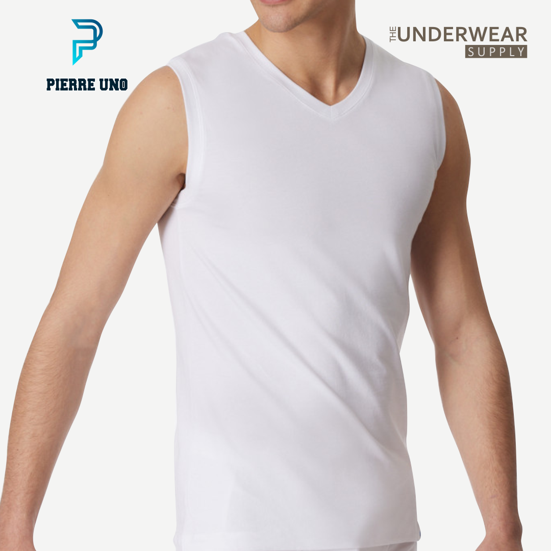 [Pierre Uno] Kaos Dalam Pria - Runcool | Kaos Kutang | Sleeveless | Singlet | Kaos Lengan Buntung